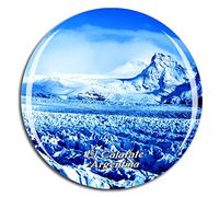 Weekino Argentina Parque Nacional Los Glaciares El Calafate Imán de Nevera 3D de Cristal de la Ciudad de Viaje Recuerdo Colección de Regalo Fuerte Etiqueta Engomada refrigerador