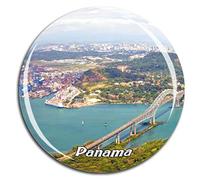 Weekino Canal de Panama Imán de Nevera 3D de Cristal de Turismo de la Ciudad de Viaje Recuerdo de la Colección de Regalo Fuerte Etiqueta Engomada del refrigerador