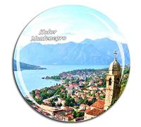 Weekino Castillo de Kotor de San Giovanni Montenegro Imán de Nevera 3D de Cristal de Turismo de la Ciudad de Viaje Recuerdo de la Colección de Regalo Fuerte Etiqueta Engomada del refrigerador