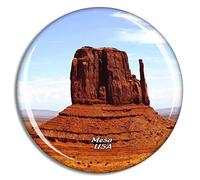 Weekino Estados Unidos América Mesa Monument Valley Imán de Nevera 3D de Cristal de la Ciudad de Viaje Recuerdo Colección de Regalo Fuerte Etiqueta Engomada refrigerador