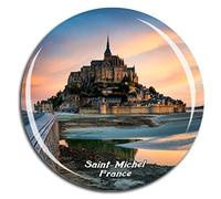 Weekino Francia Mont Saint-Michel Imán de Nevera 3D de Cristal de Turismo de la Ciudad de Viaje Recuerdo de la Colección de Regalo Fuerte Etiqueta Engomada del refrigerador
