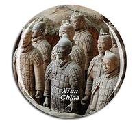 Weekino Guerreros de Terracota de China Xi'an Imán de Nevera 3D de Cristal de la Ciudad de Viaje Recuerdo Colección de Regalo Fuerte Etiqueta Engomada refrigerador