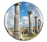 Weekino Marruecos Volubilis Imán de Nevera 3D de Cristal de la Ciudad de Viaje Recuerdo Colección de Regalo Fuerte Etiqueta Engomada refrigerador