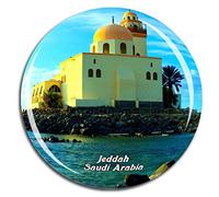 Weekino Mezquita Flotante Jeddah Arabia Saudita Asia Imán de Nevera 3D de Cristal de Turismo de la Ciudad de Viaje Recuerdo de la Colección de Regalo Fuerte Etiqueta Engomada del refrigerador