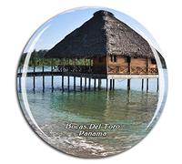 Weekino Playa de la Isla de Bocas del Toro Panamá Imán de Nevera 3D de Cristal de la Ciudad de Viaje Recuerdo Colección de Regalo Fuerte Etiqueta Engomada refrigerador