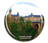 Weekino Puente Adolfo Luxemburgo Imán de Nevera 3D de Cristal de Turismo de la Ciudad de Viaje Recuerdo de la Colección de Regalo Fuerte Etiqueta Engomada del refrigerador