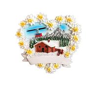 Weekino Ski Suiza Imán de Nevera 3D Resina de la Ciudad de Viaje Recuerdo Colección de Regalo Fuerte Etiqueta Engomada refrigerador