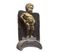 Weekino Souvenir Manneken PIS Bruselas Bélgica Imán de Nevera Resina 3D Viaje de la Ciudad Recuerdo de Viaje Colección de Pegatinas