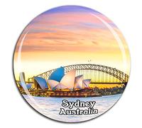 Weekino Sydney Opera House Australia Imán de Nevera Cristal 3D Cristal Viaje de la Ciudad Recuerdo de Viaje de Viaje Regalo Fuerte Etiqueta Engomada del refrigerador