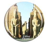 Weekino Templo de Luxor Egipto Imán de Nevera Cristal 3D Cristalino Recorrido Turístico de la Ciudad Recuerdo Regalo Fuerte Etiqueta Engomada del refrigerador