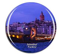 Weekino Turquía Áreas históricas de Estambul Estambul Imán de Nevera 3D de Cristal de la Ciudad de Viaje Recuerdo Colección de Regalo Fuerte Etiqueta Engomada refrigerador