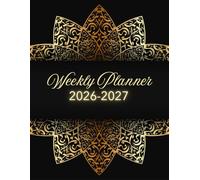 Weekly and Monthly Planner 2026-2027: Week on Double Page with Schedule | 24 Months | Monthly Calendar at the Beginning of Each Month | Large A4 Format.