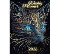 Weekly and Monthly Planner 2026: Professional Organizer | 1 Week on 2 Pages with Hours | 12 Months | Monthly Calendar at the Beginning of Each Month | Large A4 Format.