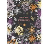 Weekly and Monthly Planner 2027: Large Floral Agenda with Daily Diary Spreads and Weekly Layouts | 12-Month Time Management Organizer with Habit Tracker, US Holidays, and Motivation Quotes