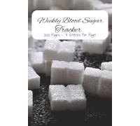 Weekly Blood Sugar Tracker: Simple and easy to read and fill out- Great gift idea for nurses, grandparents, parents, etc- For personal use on the go ... Tracker- Weekly tracker with Snack section