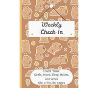 Weekly Check- In: Weekly Health & Mental Health Tracker | Track your: Mood, Sleep, Goals, Habits & More
