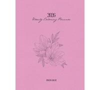 Weekly Coloring Planner: A Year of Color with 12 Monthly Hand-Drawn Illustrations by Grazia Salvo - Adult Coloring & Organization