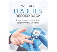 Weekly Diabetes Log Book - 2 Year Record Tracker: Blood Sugar, Meals, Medication & Notes | 105 Pages | Large 8.5 x 11 Format | Easy-to-Use Weekly Glucose Monitoring Journal