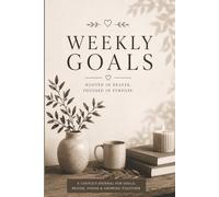 Weekly Goals: A Christian Couples Journal for Prayer, Vision, and Growing Together in Faith | 365 Pages | 6x9 Guided Weekly Planner & Reflection ... Gift for Couples, Newlyweds, Friends & Family