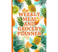 Weekly Meal & Grocery Planner | Vibrant Tropical Fruits Cover | Budget-Friendly Organizer