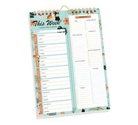 Weekly Meal Planner - Food Organizer Notepad for Easy Grocery Planning, 52 Sheets with Shopping List Tracker, Kitchen Planner for Home, Office and Family, 8.27x5.91x0.59 inches