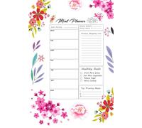 Weekly Meal Planner Notebook: With Grocery Shopping List | 120 Pages