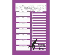 Weekly Meal Planner: Plan 52 weeks of grocery lists and meal ideas : Paperback 52 pages for lists, blank pages on the back of each list 6x9 inches