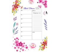 Weekly Meal Planner with Grocery List: Simple Meal Prep Organizer for Healthy Eating & Budget Planning