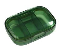Weekly Medicine Organizer - 3 Times a Day Pill Box, Aesthetic Portable Pill Container | Daily Pill Organizer with Separate Compartment, Weekly Medicine Holder Design for Fish Oil Supplements Travel Co