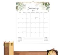 Weekly Monthly Planner 2026 - Waterproof Wall Calendar, Thick Paper January December Family Organizer | Hanging Schedule Calendar for Home Office School Apartment Kitchen Academic Planning