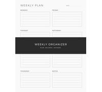 Weekly Organizer: A Clean and Practical Weekly Layout for Planning and Everyday Organization