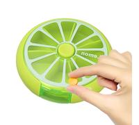 Weekly Pill Case | Portable Pill Dispenser Box, Transparente Multi-Purpose Storage Supplies for Pills, Candy, Vitamin, and Other Items