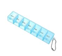 Weekly Pill Organizer - Transparent Daily Dustproof Pills Sorter | Mini Medicine Organizerr For Travel, Stylish Medication Purse, Weekly Pill Organizer For Daily Medication Storage