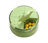 Weekly pillOrganizer,3-Compartment With Splitter Case | Travel pillCase Supplement Box | Designed With Three Dedicated Compartments, This pillOrganizer Keeps Morning, Noon, And Evening Doses Separa