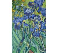 Weekly Planner 2025 / 2025 Agenda - Hardcover with Irises by Vincent van Gogh, Matte Finish, Vintage Design, 5.5x8.5 Inches
