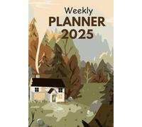 Weekly Planner 2025 - Minimalist Monthly & Weekly Organizer | Calendar, Goals, Notes, and Reflections | Undated Planner for Productivity and Time Management