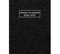 Weekly Planner 2026-2027: Professional Organizer | 1 Week on 2 Pages with Hours | 24 Months | Calendar at the Beginning of Each Month | A4 Format.