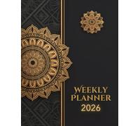 Weekly Planner 2026: Weekly & Monthly Organizer | Week on Double Page with Schedule | 12 Months | Monthly Calendar at the Beginning of Each Month | Large Format8.5"x11".