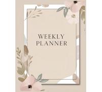Weekly Planner Notepad 8.5 x 11 - Undated Weekly Organizer for Work, Goals, and Life Balance: Minimalist Weekly Layout with Notes, Goal Tracking & ... - Perfect for Office, School or Home