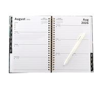 Weekly Planner - Portable Weekly Agenda 12 meses | Multifuncional 2026 Planner Book, Adjustable Diary Notebook Agenda Notepad For Business School Meetings Classrooms Work Traveling