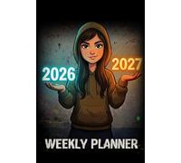 Weekly Planner: Two Year 2026 - 2027 Diary For Work, School or Daily Use. 6-7 Themed