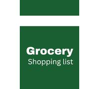 Weekly shopping list: I need to buy these groceries - A way for busy people to efficiently keep track and organize their grocery shopping