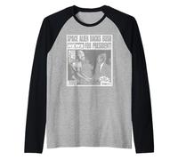 Weekly World News - Alien for President Cover Camiseta Manga Raglan