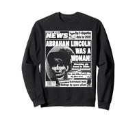 Weekly World News - Lincoln Was a Woman Cover Sudadera