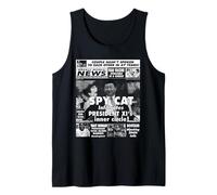 Weekly World News - Spy Cat Cover Camiseta sin Mangas