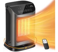 WEEKSUN Calefactor Bajo Consumo, 1800W PTC , Calentador de 4 Modos, Control Remo, Protección Múltiple, Calefactor , para Casa, Oficina, Dormitorio, Baño