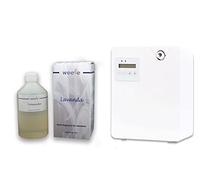 Weele Set Ambientador Electrico con Conexión WiFi y App de Gestión y Fragancia Lavanda 500ml. Fragancia Profesional para Ambientes Sofisticados y Relajantes | Ambientador de Calidad