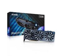 WEELIAO GUNNIR Intel Arc A750 Photon 8G OC - Tarjeta gráfica negra, tarjeta de video de 2400 MHz, 8 GB 256 bits GDDR6, PCIE4.0, 1 HDMI, 3 DP, 3 ventiladores, TBP 285W