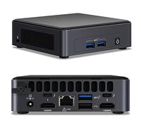 WEELIAO Intel NUC 11 Pro NUC11TNKV5 Mini PC de escritorio para el hogar y la empresa, 11ª generación, Intel Core i5-11145G7 con tecnología Intel vPro 2.6 GHz a 28 W, Wi-Fi 6,8 GB RAM 256G SSD, Windows