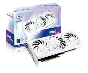 WEELIAO MAXSUN Intel Arc B580 12G iCraft - Tarjeta gráfica blanca, tarjeta de video de 2670 ~ 2850 MHz, 12 GB 192 bits GDDR6, PCIE4.0, 1 HDMI2.1a, 3 DP2.1, 3 ventiladores